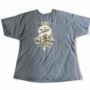 Gray D-Day Graphic T-Shirt